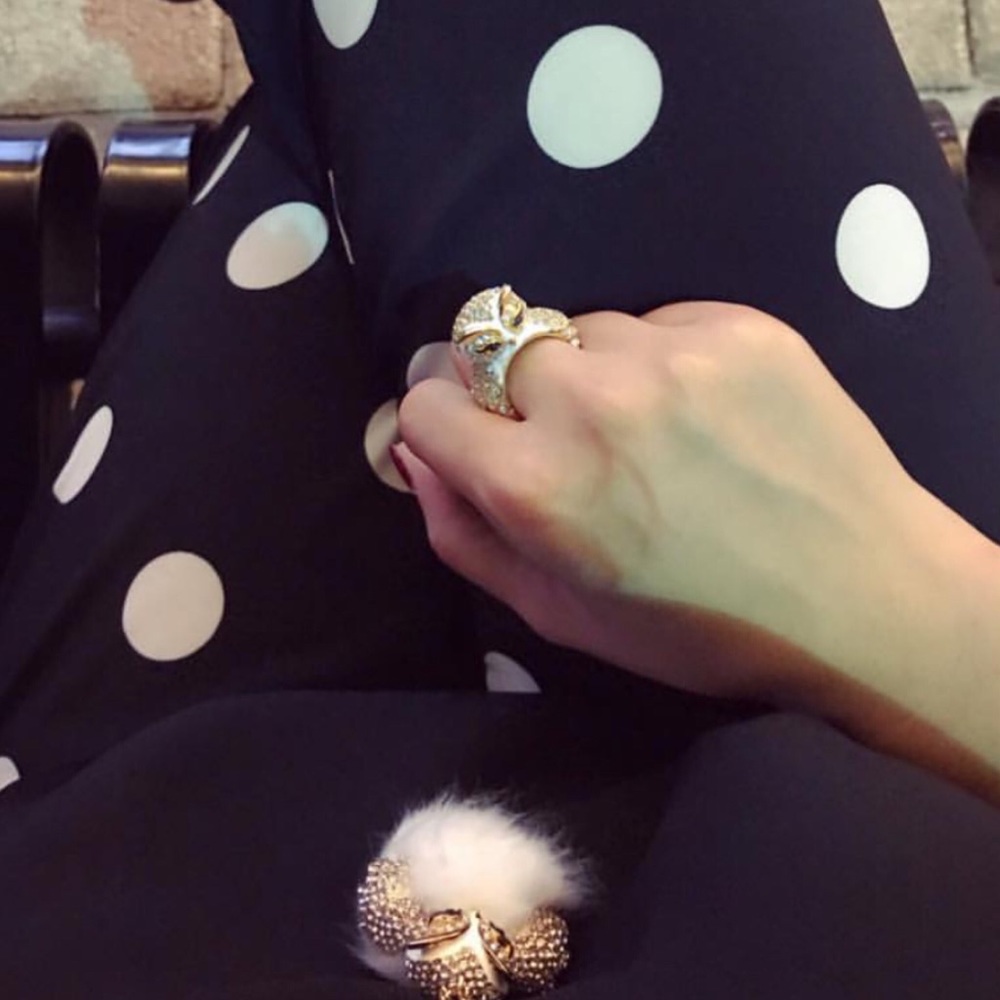 KATE SPADE • Star Bright Owl Ring - Picture 2 of 8